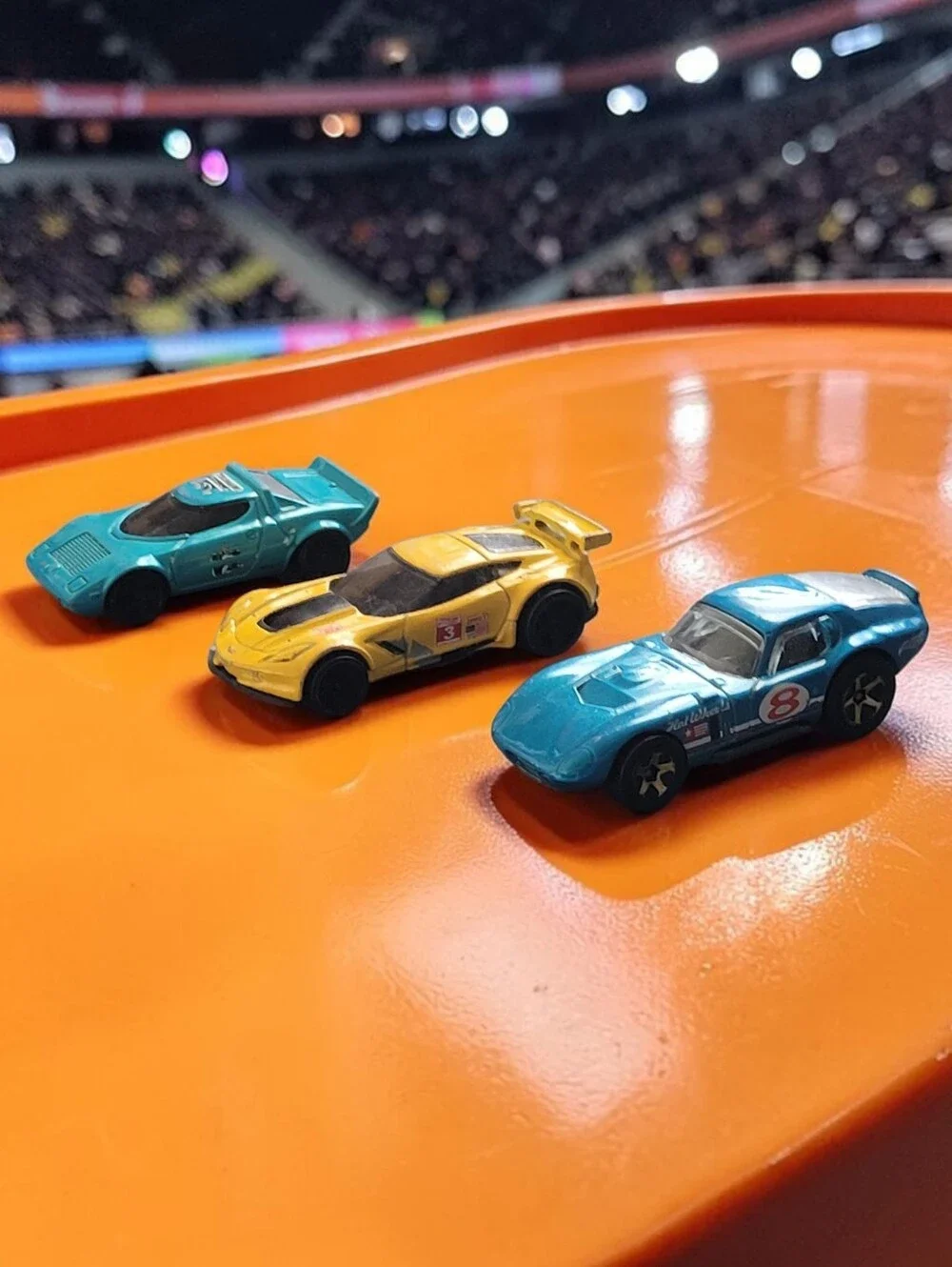 (Lot Of 3) Assorted Hot Wheels/ Shelby Cobra/ Lancia Stratos/ Chevrolet Corvette